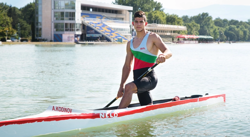 Angel Kodinov secured a second quota place for Rio in the canoe-kayak event at the World Championships in Duisburg, Germany