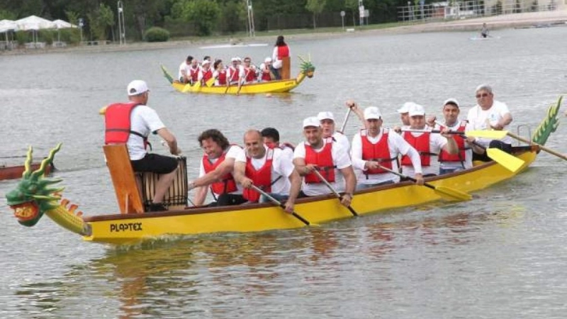 Dragon boats at the World Championships in Ruse