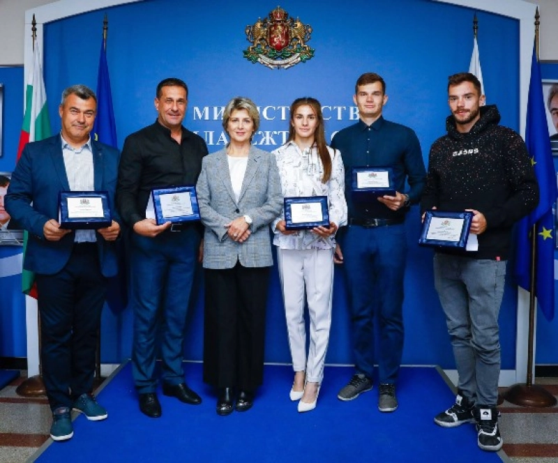 Minister Lechova presented our medallists with awards for their achievements in 2022.