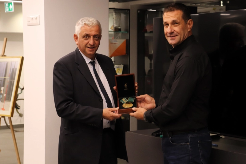 Milko Kazanov donated his Olympic medal to the Vasil Levski National Sports Academy